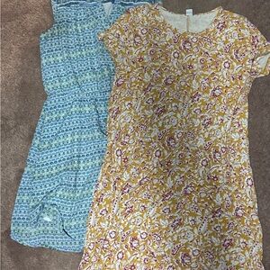 Lot of 2 size L dresses - GAP, Old Navy